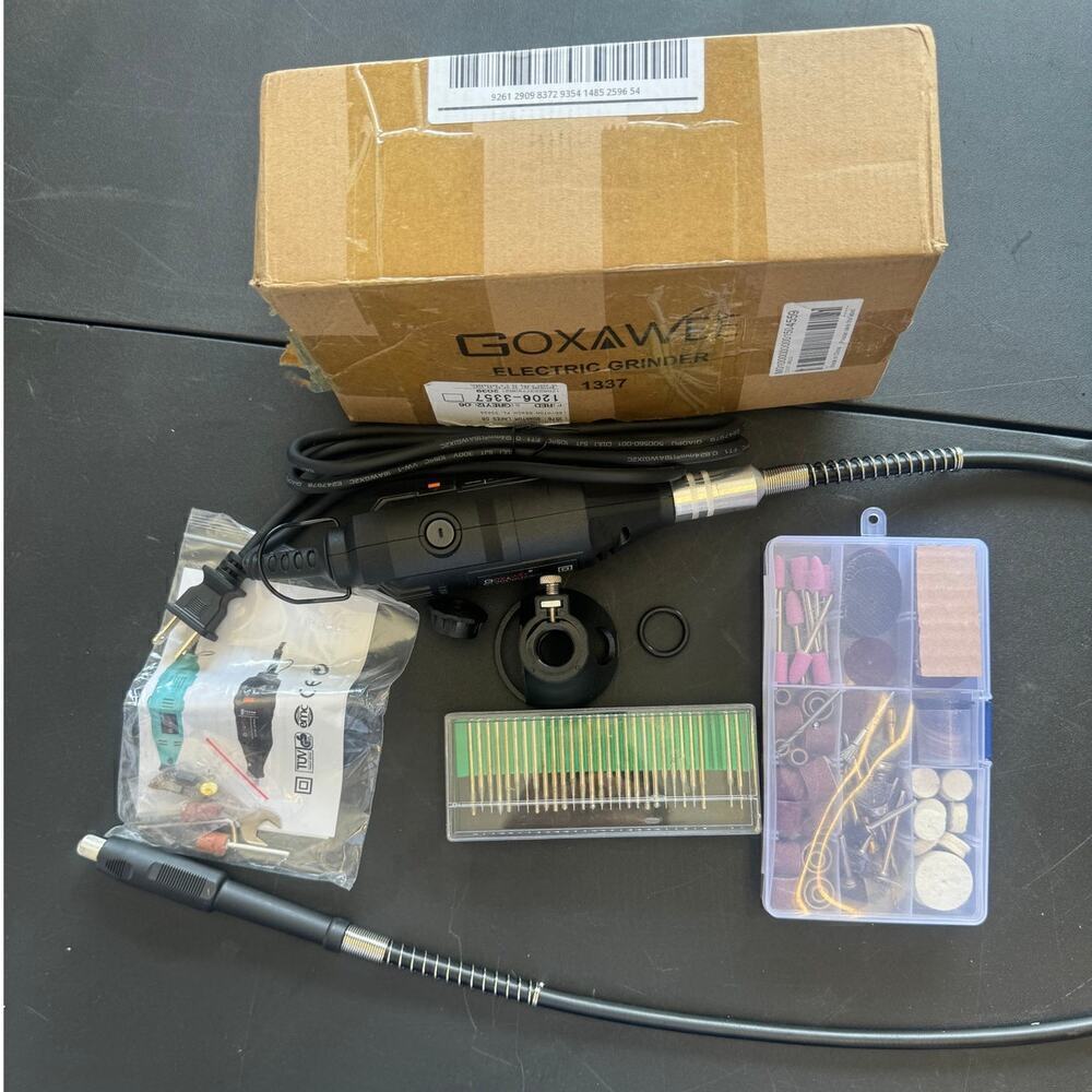 Rotary Tool Kit Variable Speed Flex Shaft Accessories Power Die Grinder Set